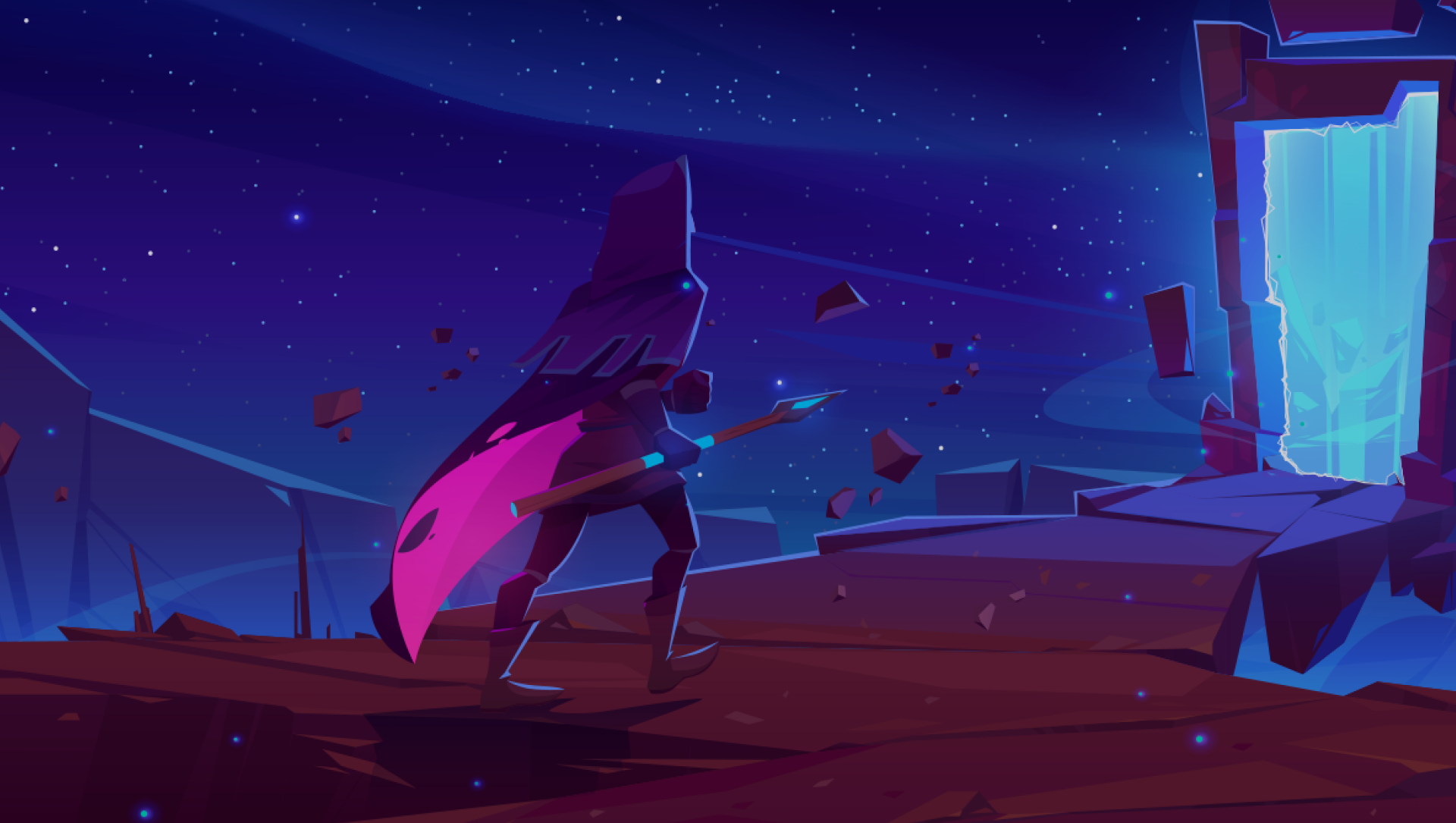 Media background night
